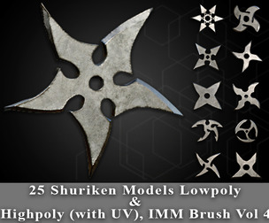 25 Shuriken Models Vol. 4