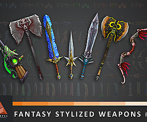Fantasy Stylized Weapons Pack
