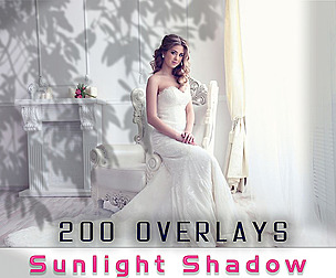 200 Shadow Effect Overlays, Blinds reflections
