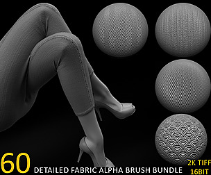 DETAILED FABRIC alpha brush bundle
