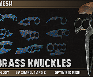 50 Brass Knuckles Base Mesh
