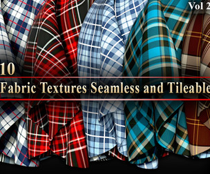10 Fabric Textures Seamless and Tileable Vol. 2