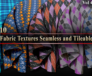 10 Fabric Textures Seamless and Tileable Vol. 4