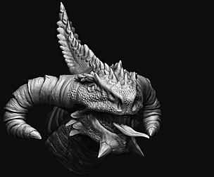 Dragon Head 3D model