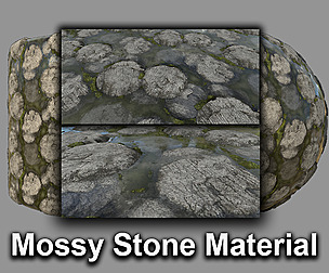 Mossy Stone Material