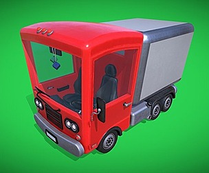 Stylized Box Truck