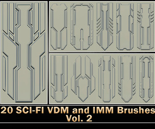 20 SCI-FI VDM and IMM Brushes Vol. 2