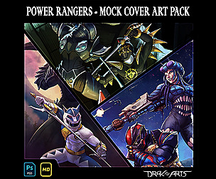 Power Rangers - Mock Cover Art Pack
