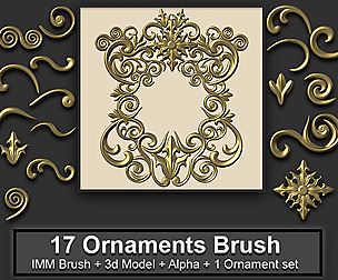 Ornaments Brushes–IMM Brushes + Ornament Set Vol.1