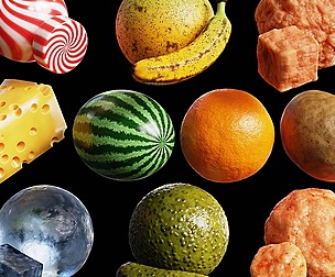 Blender Procedural Food Pack #1