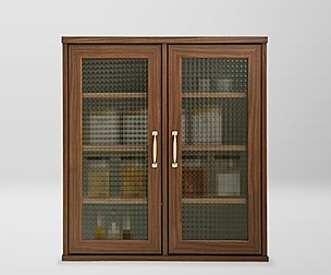 Glass door cabinet
