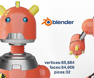 red robot