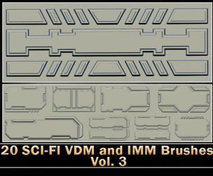 20 SCI-FI VDM and IMM Brushes Vol. 3