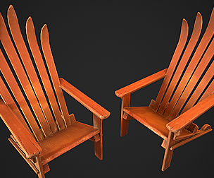 Wooden Recliner Chair