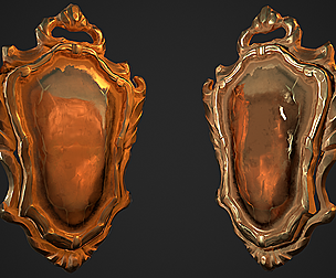 Spooky Metal Mirror