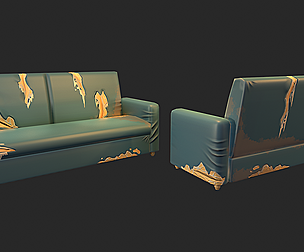 Damage Couch