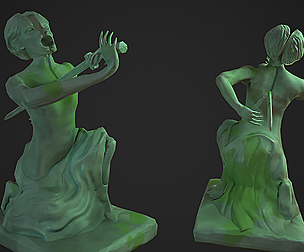 Agony Angel Statue