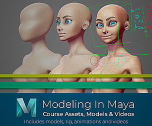 Modeling In Maya: Base Mesh - Video Pack