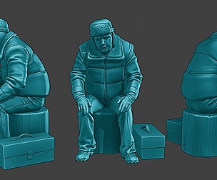 Actual Male Truck Driver AMTD 003