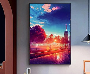 Anime City Park Artwork