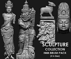 Sculpture Collection IMM Brush Pack (5 in One)
