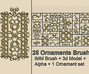 Ornaments Brushes–IMM Brushes+Ornament Set Vol.2