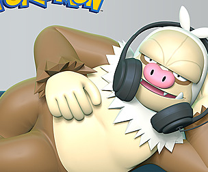 Slaking Pokemon - Headphone Holder