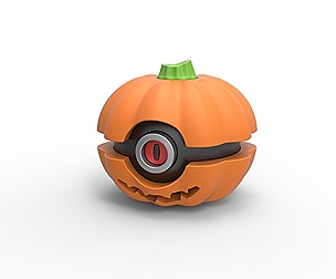 Halloween pumpkin orb