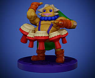 Goron Link - Zelda Majoras Mask