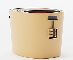 Desertification prevention top door cat toilet