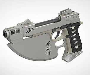 Modified Beretta 92FS from the movie Blade 2