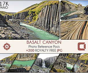 Basalt Canyon - Photo Reference Pack