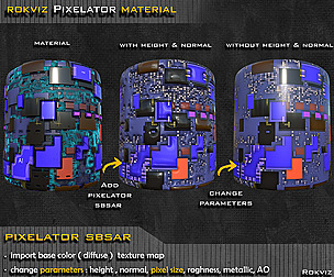 Rokviz Pixelator Material
