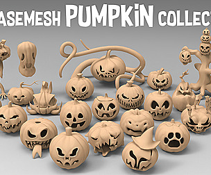 25 basemesh pumpkin collection