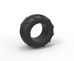 Pulling tractor rear tire 4 Scale 1:25