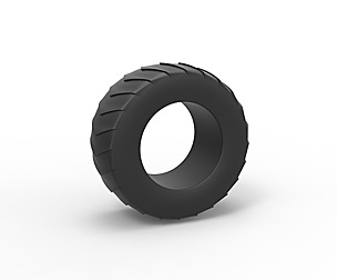 Pulling tractor rear tire 5 Scale 1:25