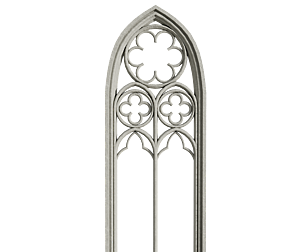 Gothic window 4k PBR Low-poly 3D model