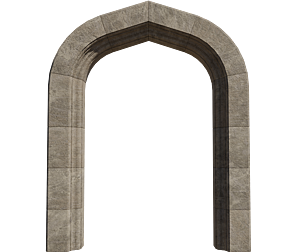Gothic stone doorwall 4k PBR textures game ready
