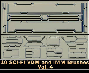 10 SCI-FI VDM and IMM Brushes Vol. 4