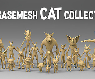 25 basemesh cat collection