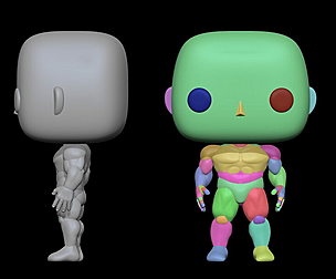 FUNKO POP male basemesh