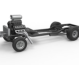 Chassis of Gasser Scale 1:25