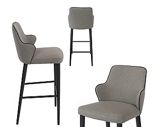 CH1133 Peelwell Swansea Fabric Home Bar Chair DVX
