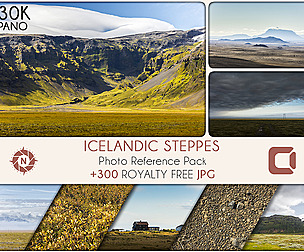 Steppes - Iceland - Photo Reference Pack