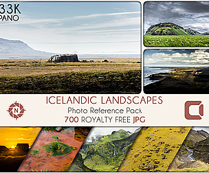 Landscapes - Iceland - Photo Reference Pack