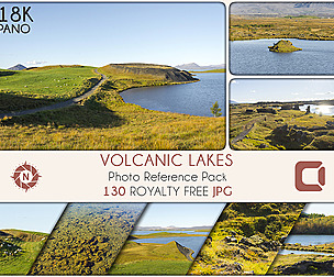 Volcanic Lakes - Photo Reference Pack