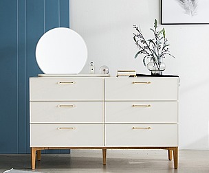 Dressing Table Set Natural Brown