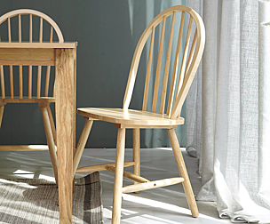 Rubber Wood Design Chair