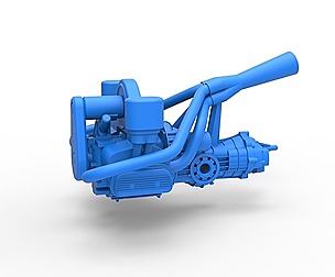 Engine for Sand Rail buggy Scale 1:25