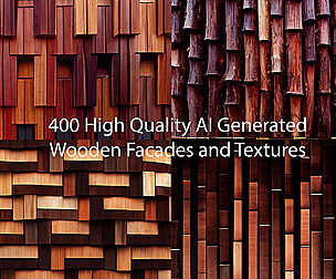 400 High Quality Wooden Facades and Textures